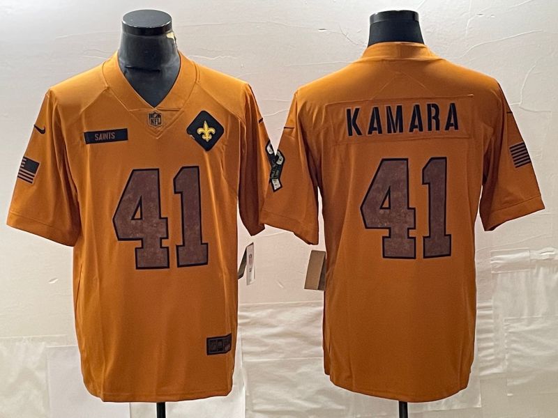 Men New Orleans Saints #41 Kamara brown Nike 2023 Salute To Service Limited NFL Jersey